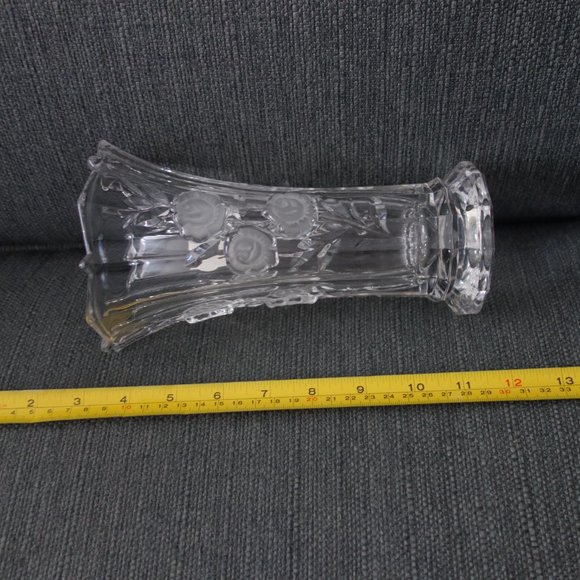 Anna Hutte Bleikkristall 24% PbO Lead Crystal Made in Germany Flower Vase - Picture 8 of 11